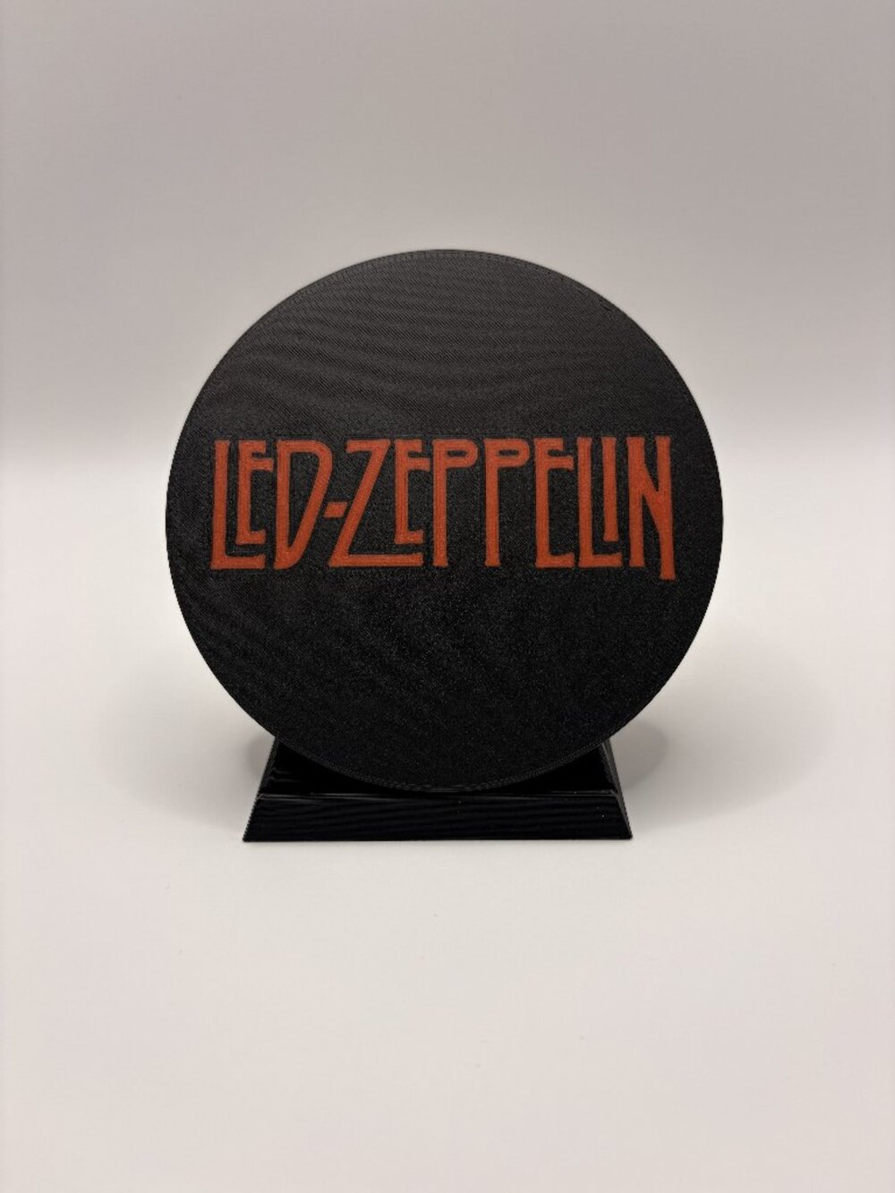 Led Zeppelin Coaster Set with Holder | 3D Printed with Cork Backing